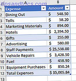 Como integrar dados do Excel em uma planilha de despesas do documento do Word
