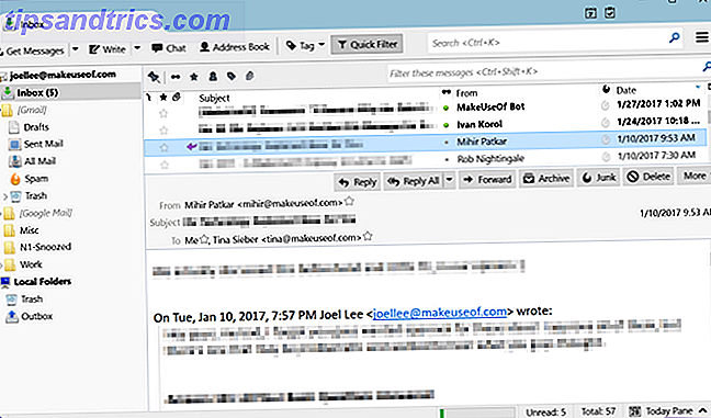 5 der besten Desktop-E-Mail-Clients, die keine Dime-Desktop-E-Mail Thunderbird kosten