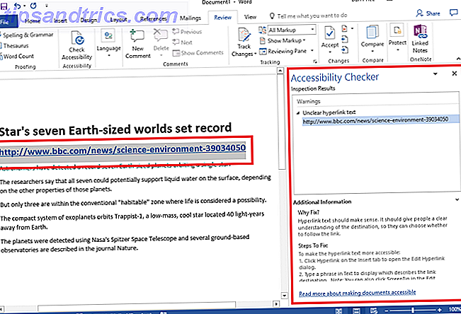 De 5 bedste tilgængelighed værktøjer i Microsoft Office Acessibility Checker 670x457