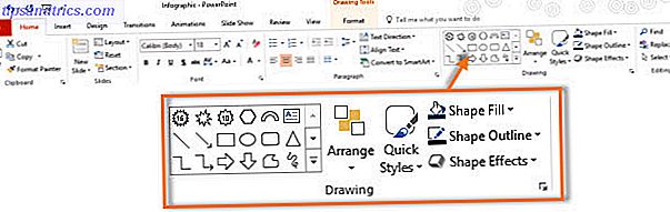 Herramientas de dibujo de PowerPoint