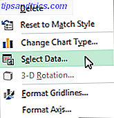 Excel Επιλέξτε περιοχή δεδομένων