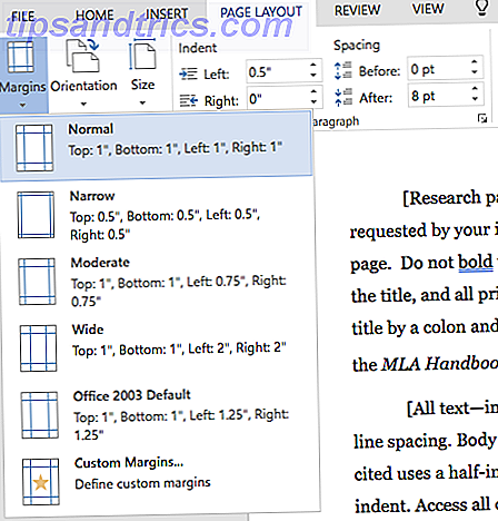 10 reglas simples de diseño para hacer que los documentos de Word se vean profesionales y hermosos márgenes de página de Microsoft Word