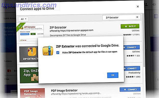 Sådan pakkes ZIP-filer i Google Drev uden at hente dem første ZIP Extractor