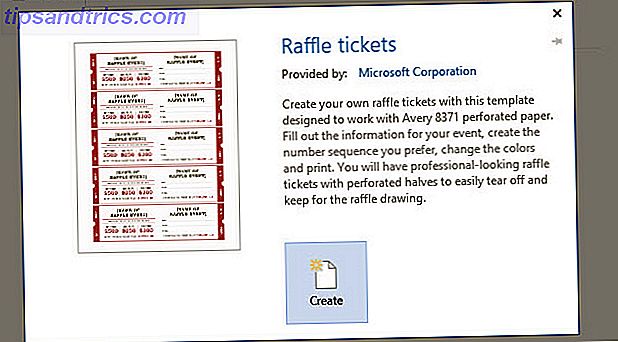 word raffle billet skabelon 2