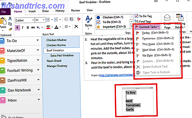 OneNote-outlook-opgave