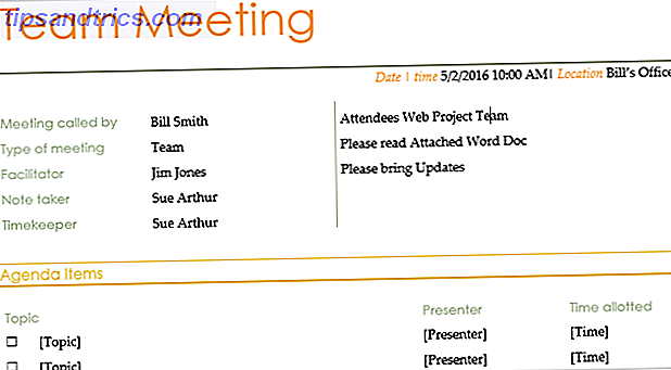 15 Best Meeting Agenda Maler for Word