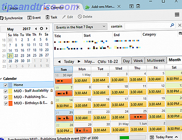 Så här integrerar du Google Kalender i Thunderbird Thunderbird Lightning Calendar Events 647x500