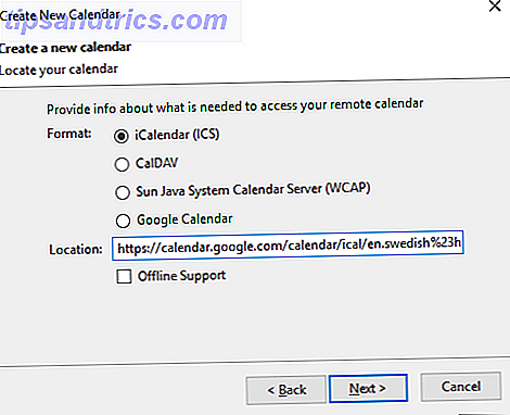 Comment intégrer Google Calendar dans Thunderbird Thunderbird Lightning iCalendar