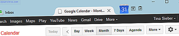 Så här integrerar du Google Kalender i Thunderbird Google Kalender-fliken 670x135