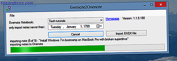 Evernote-eksport
