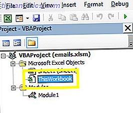 Comment envoyer des e-mails à partir d'une feuille de calcul Excel à l'aide de scripts VBA thisworkbook