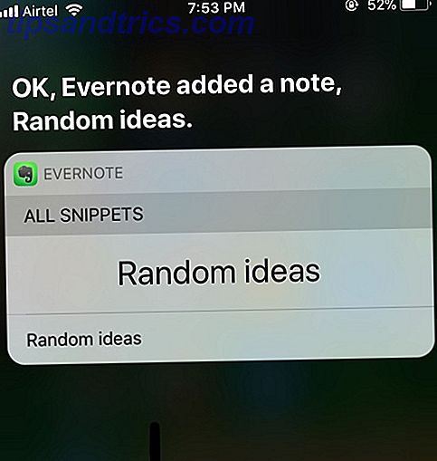 Sådan Capture ideer til Evernote om 5 sekunder ved hjælp af Siri Voice Commands Siri Note i Evernote