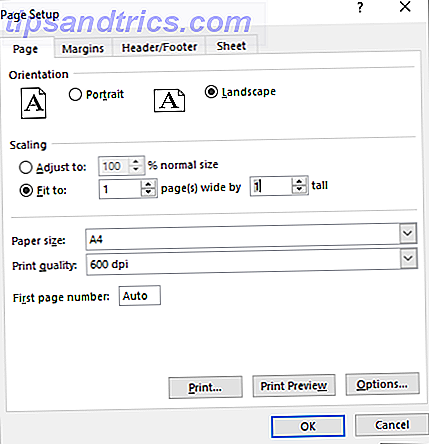 Cómo hacer una plantilla de calendario en Excel Configuración de página Excel