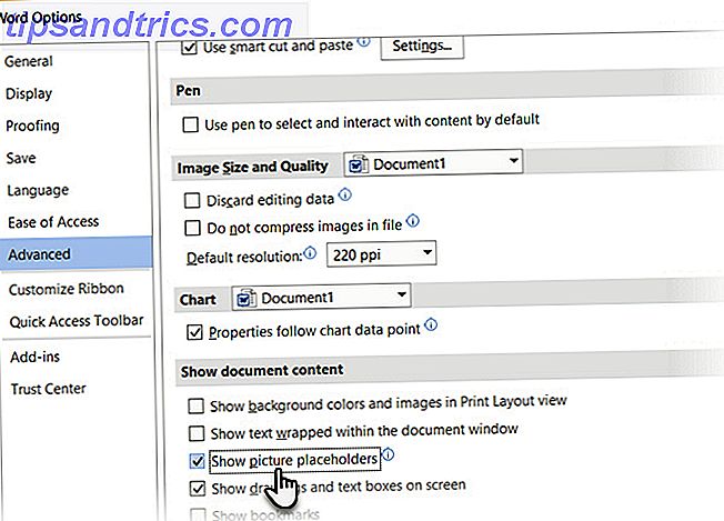 Una configuración única en Microsoft Word puede reemplazar todas las imágenes de su documento con un marcador de posición.  Veamos cómo se beneficia tu productividad.