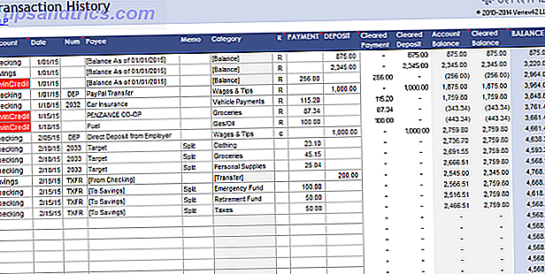 Geldverwaltung Excel