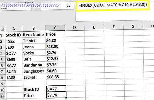 stock checker indeks og match