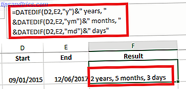 Wie man Excel verwendet, um zwischen Daten zu berechnen übertreffen Datumsbereich