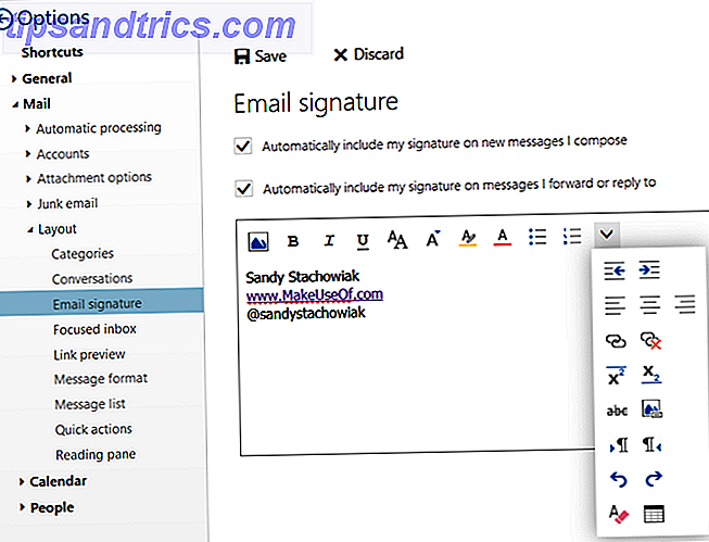 hvordan man laver din outlook-e-mail signatur skiller sig ud