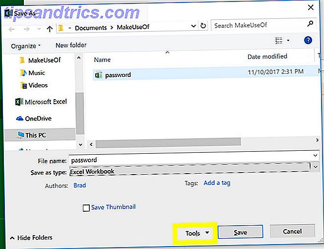 password proteggere il file excel