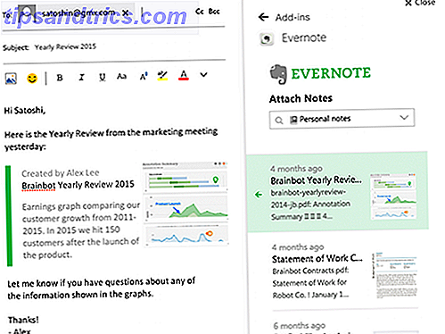evernote outlook