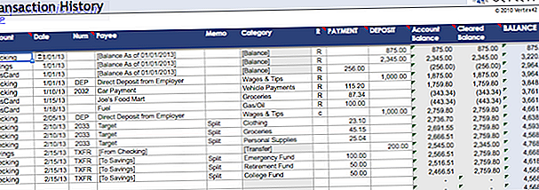 spreadsheets organiseren-financiën