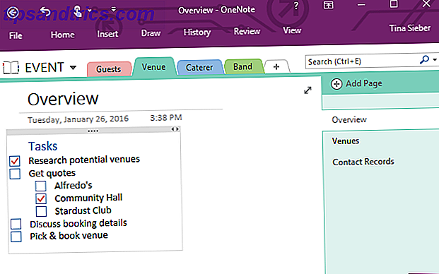 OneNote è lo strumento di collaborazione ideale per la gestione di progetti semplici in piccoli team.  Ed è completamente gratuito.  Guarda come OneNote può aiutare i tuoi progetti a decollare!