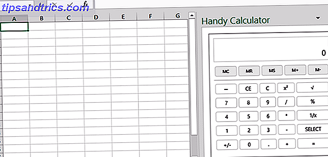 Calculadora para o Excel Add-In Handy