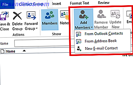 Sådan sender du e-mails til mange modtagere i Outlook med en distributionsliste outlook 2016 tilføj medlemmer