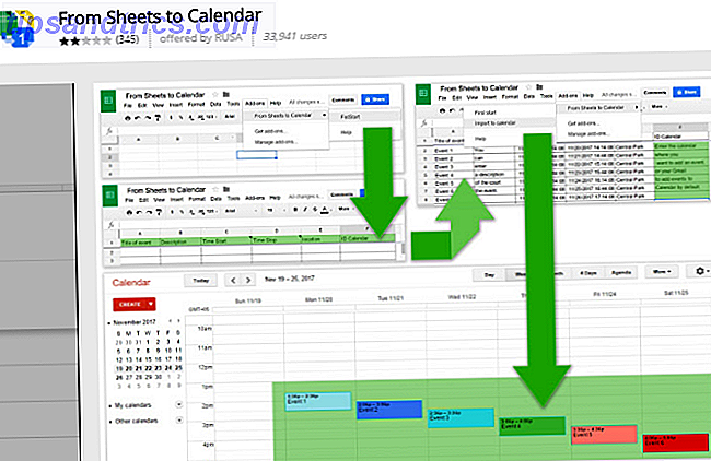 add-on di google sheets - Fogli al calendario