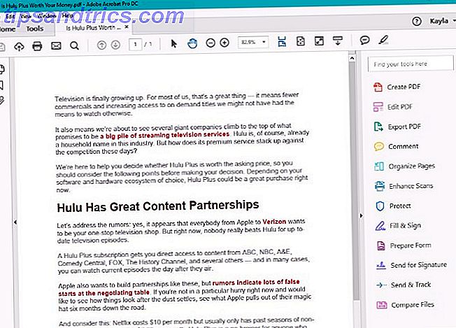 Adobe Acrobat Pro DC es el editor de PDF más nuevo de Adobe.  Pero, ¿una alternativa gratuita como PDFescape ofrece todas las características que necesita?  Lo descubriremos.
