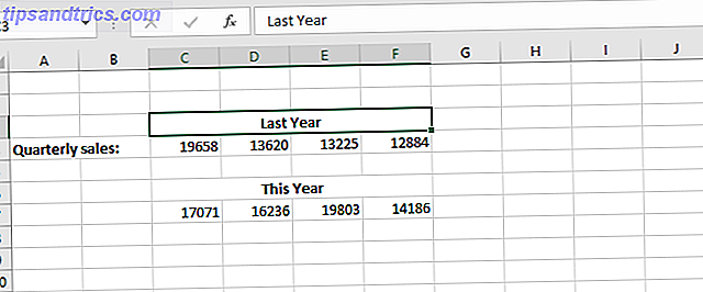 Utilisation de fusionner dans Excel pour le formatage