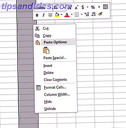 Como definir manualmente a largura da coluna e a altura da linha no ExcelWidth do Excel