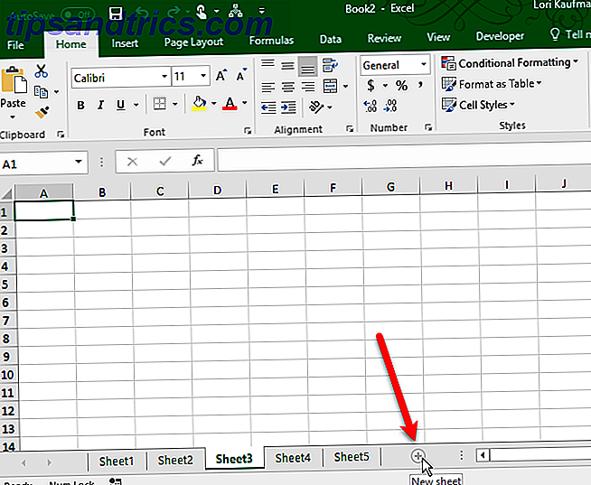 aggiungi un foglio di lavoro excel