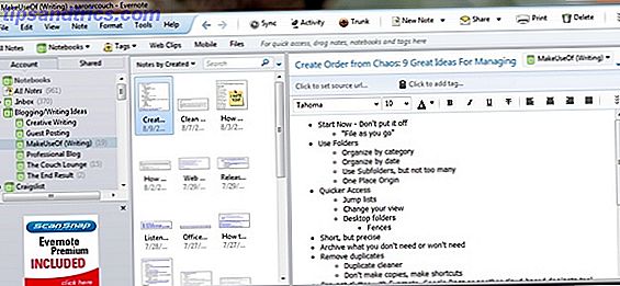 Creare ordine dal caos: 9 fantastiche idee per la gestione dei file del tuo computer Evernote Example