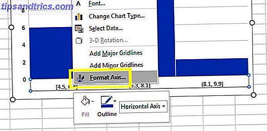 histogramme format axe excel