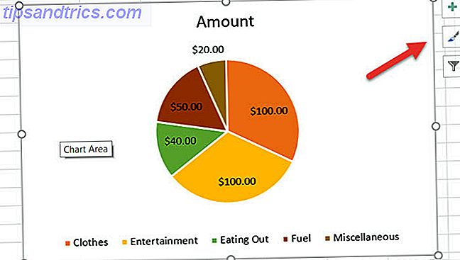 Cirkel diagram adgang menu excel