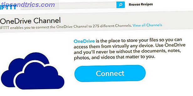 El canal OneDrive IFTTT