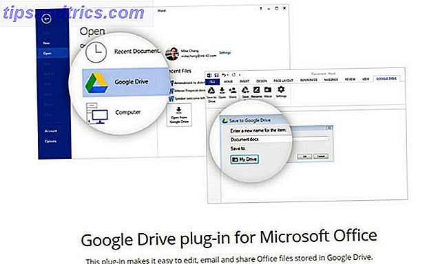 Plug-in do Google Drive para o Office 2016