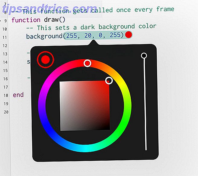 Farbwähler Codea iPad