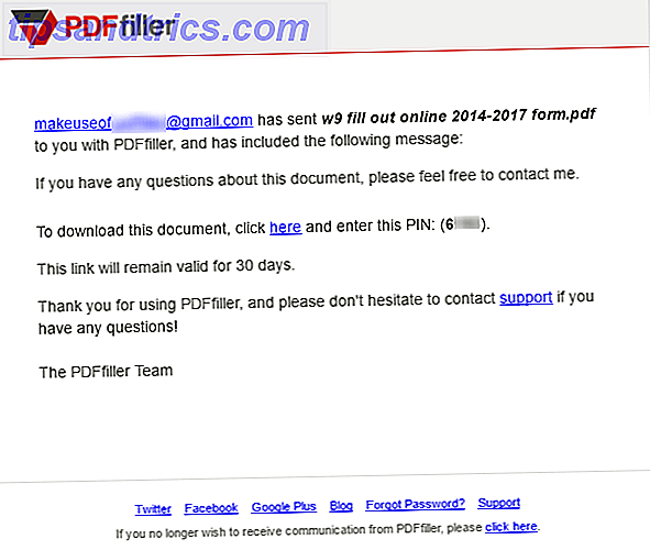 PDFfiller é a solução PDF completa para edição, assinatura e arquivamento 05 PDFfiller Email recebido