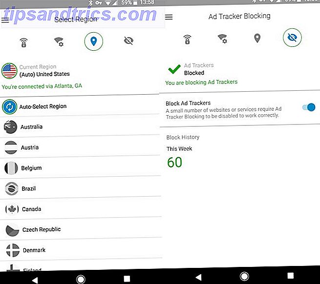 Norton WiFi Privacy på mobil - ad tracker blokering