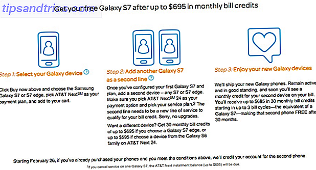 Compre um Galaxy S7 ou S7 Edge na AT & T A seguir, ganhe outro grátis! Samsung comprar um obter um livre 2