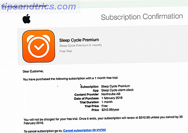 App Store Phishing Kvitterings Email