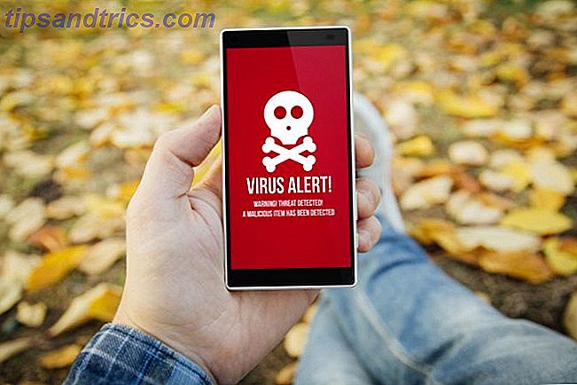 falsa alerta de virus de malware móvil