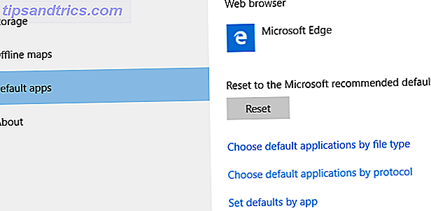 Configurações padrão do aplicativo do Windows 10