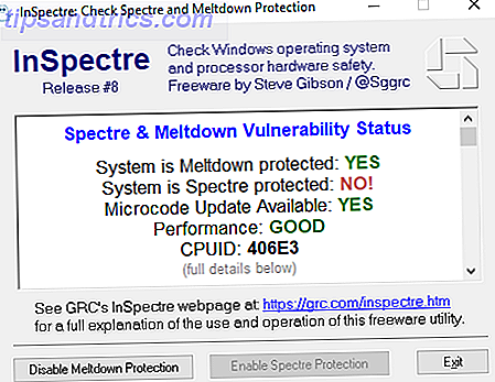 Gratis sikkerhedsværktøjer - InSpectre registrerer Specter og Meltdown sårbarheder i din CPU