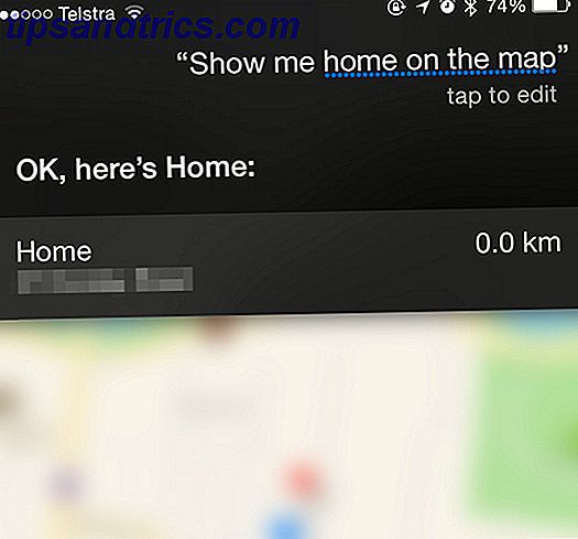 Pare com o Siri e o Centro de Notificações Dando a Seus Segredos do iPhone siri map
