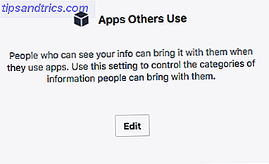 Facebook Privacy Astuce: Comment limiter vos données étant partagées avec des tiers FB Apps Autres Use1