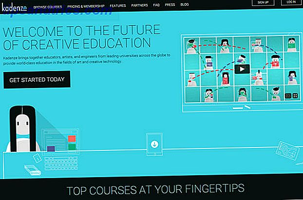 Online Learning Website - Kadenze