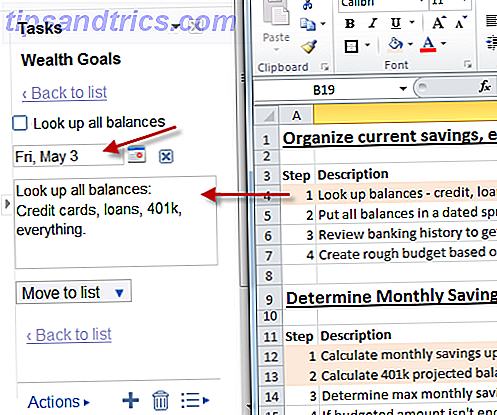 Brug Excel & Google Opgaver til at skabe det bedste mål Management Tool Ever excelgoals7